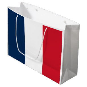 Grand Sac Cadeau Drapeau Français