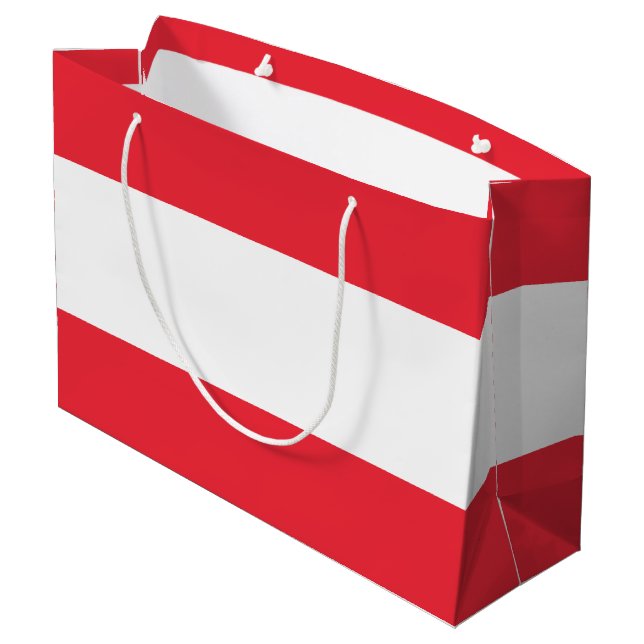 Grand Sac Cadeau Drapeau patriotique autrichien (Dos Angle)