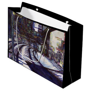 Grand Sac Cadeau Dusting the Piano