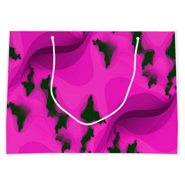 GRAND SAC CADEAU EAU ABSTRAITE (Devant)