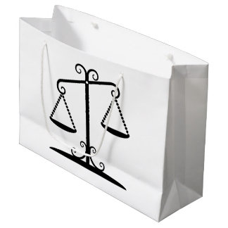 Grand Sac Cadeau échelles d'équilibre