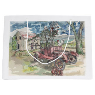 Grand Sac Cadeau Écratère de poulet