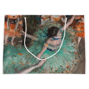 Grand Sac Cadeau Edgar Degas - Swaying Dancer / Danseuse en vert