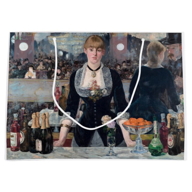 Grand Sac Cadeau Edouard Manet - Un bar aux Folies-Bergere (Devant)