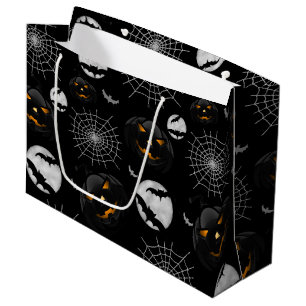 Grand Sac Cadeau Éffrayant Dark Halloween Motif