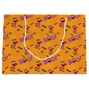 Grand Sac Cadeau Elmo   Motif Halloween Boo