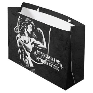 Grand Sac Cadeau Entraîneur de fitness moderne Bodybuilding Instruc