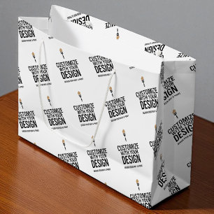 Grand Sac Cadeau Entreprise personnalisée pour petites entreprises 