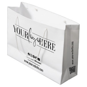 Grand Sac Cadeau Essentiels de l'image de marque d'entreprise Code 
