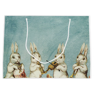 Grand Sac Cadeau Esther lapin vintage grande image