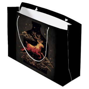 Grand Sac Cadeau Évasion Céleste-Cerf