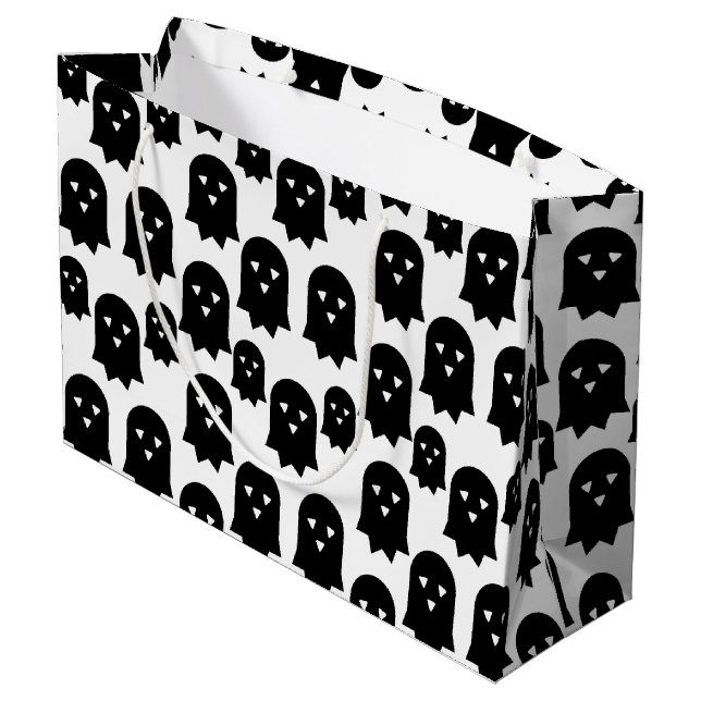 Grand Sac Cadeau Fantôme (Dos Angle)