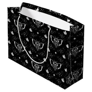 Grand Sac Cadeau Faucon de la tête de mort