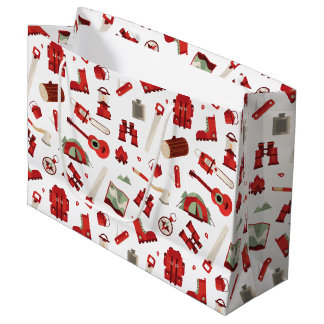 Grand Sac Cadeau Festive aventure en plein air avec Camping Gear