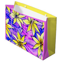 Feuille d'aquarelle colorée Enfants jaune et viole