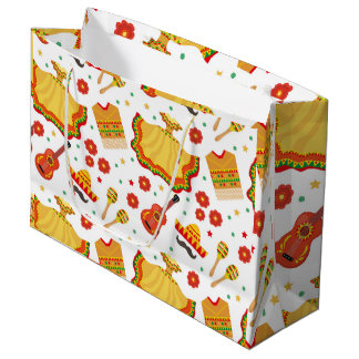 Grand Sac Cadeau Fiesta de Cinco De Mayo dans des vacances du