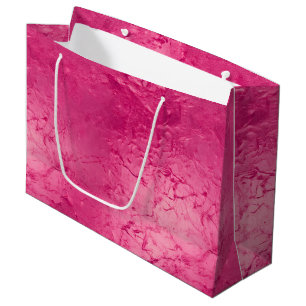 Grand Sac Cadeau Fille Glam Chic rose Anniversaire