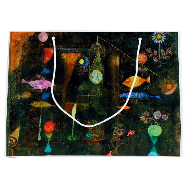 Grand Sac Cadeau Fish Magic, Paul Klee (Devant)