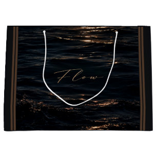 Grand Sac Cadeau Flow - Eaux Profondes