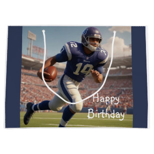 Grand Sac Cadeau Football Anniversaire