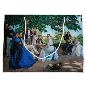Grand Sac Cadeau Frédéric Bazille - La Réunion de Famille