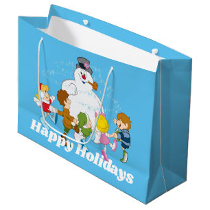 Grand Sac Cadeau Frosty the Snowman™   Frosty & Enfants Jouer