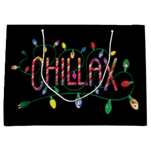 Grand Sac Cadeau Frosty the Snowman™   Lumières de vacances "Chilla