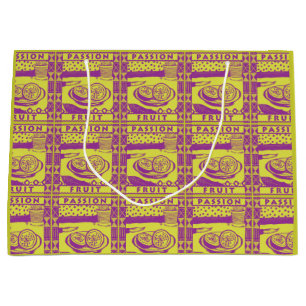 Grand Sac Cadeau Fruit de passion