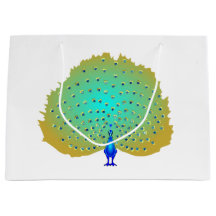 funky Peacock coeurs design