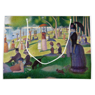 Grand Sac Cadeau Georges Seurat - Un dimanche après-midi à l'Île de