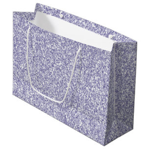 Grand Sac Cadeau Glam Lavender Lilac Purple Parties scintillant    