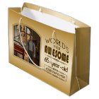 Gold 65th Birthday World's Best Custom Photo Frame