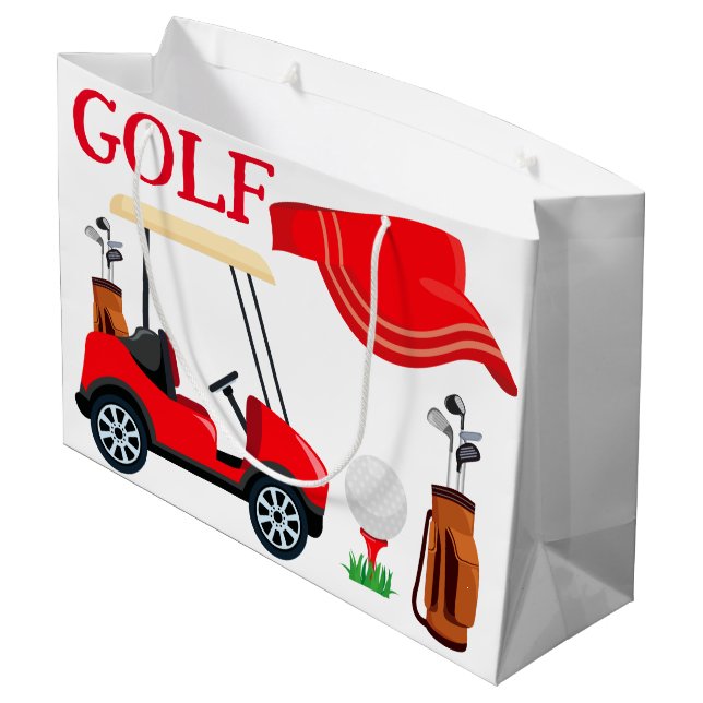 Grand Sac Cadeau Golf (Dos Angle)