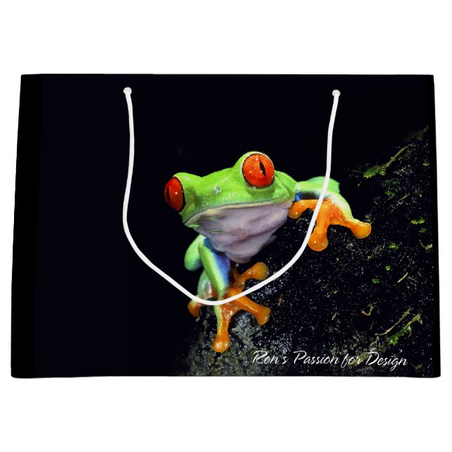 Grand Sac Cadeau Grenouille 3 (Devant)