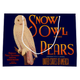 Grand Sac Cadeau Grille de fruits de la marque Snow Owl dans les an