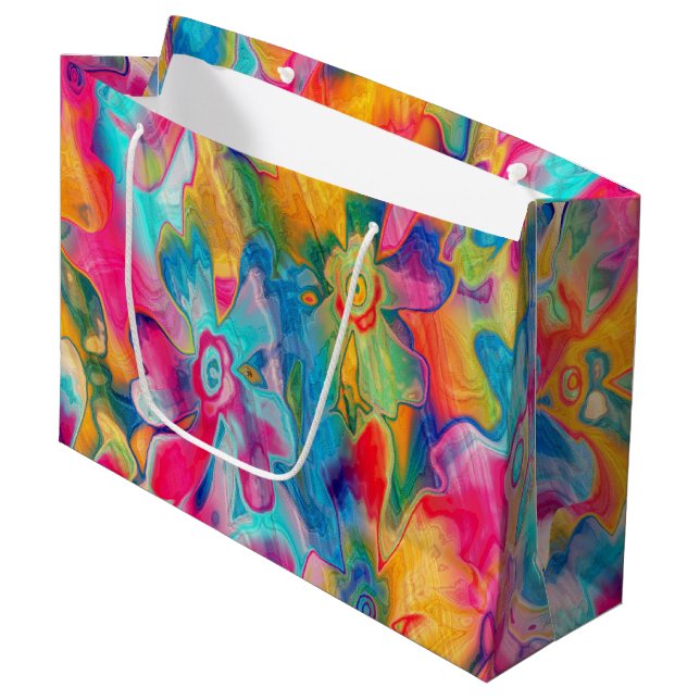 Grand Sac Cadeau Grungy-Painted-Florals-16- (Devant Angle)
