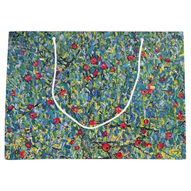 Grand Sac Cadeau Gustav Klimt - Pommier (Devant)