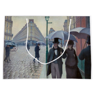 Grand Sac Cadeau Gustave Caillebotte - Paris Street ; Rainy Day
