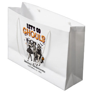 Grand Sac Cadeau Halloween Bachelorette allons au ghoul