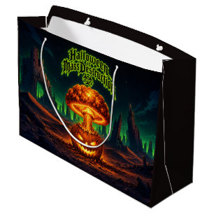 Grand Sac Cadeau Halloween de destruction massive Citrouille radioa
