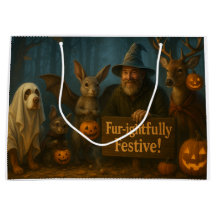 Grand sac cadeau Halloween (disposition horizontal