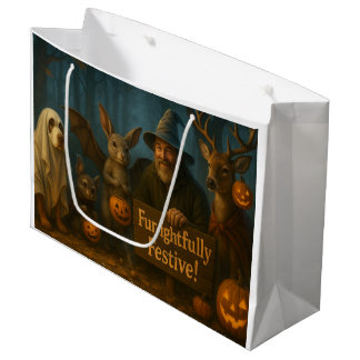 Grand sac cadeau Halloween (disposition horizontal