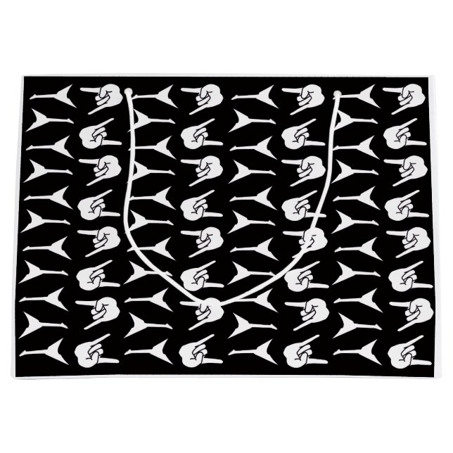 Grand Sac Cadeau Heavy Metal Guitar Rock and Roll (Devant)