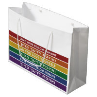 Hébreu Torah Verse Aimez votre collègue LGBTQ Rain