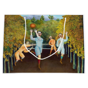 Grand Sac Cadeau Henri Rousseau - Les joueurs de football