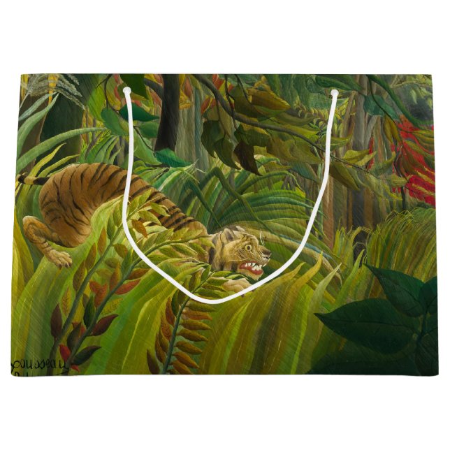 Grand Sac Cadeau Henri Rousseau - Surpris ! (Devant)