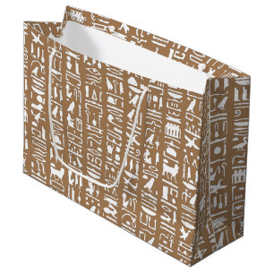 Grand Sac Cadeau Hiéroglyphe égyptien