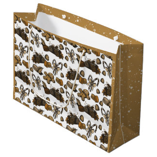 Grand Sac Cadeau Holiday Sweets- Coco (Solid) Large Gift Bag
