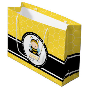 Grand Sac Cadeau Honey Bee Bumblebee Premier Baby shower d'annivers