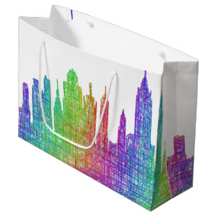 Grand Sac Cadeau Horizon de New York